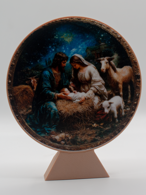 Lampada 3D Sacra Famiglia - immagine 3