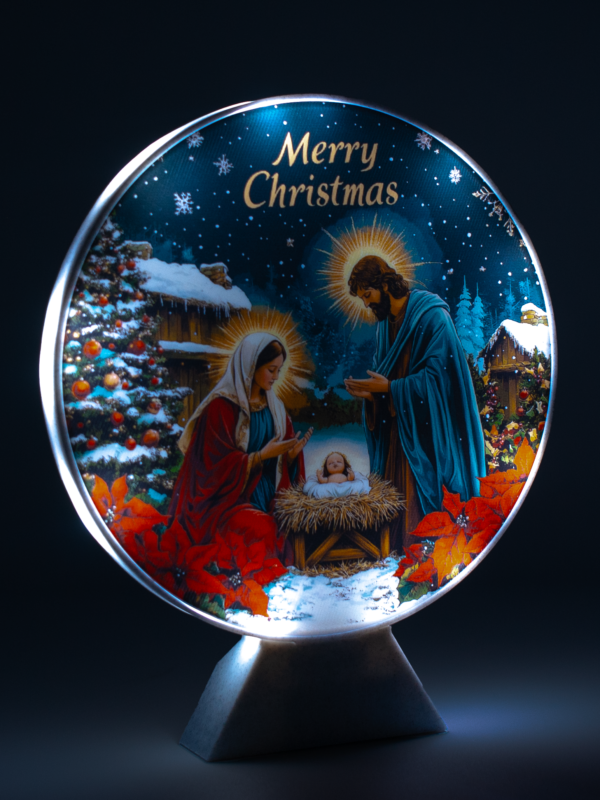 Lampada 3D Sacra Famiglia - immagine 2