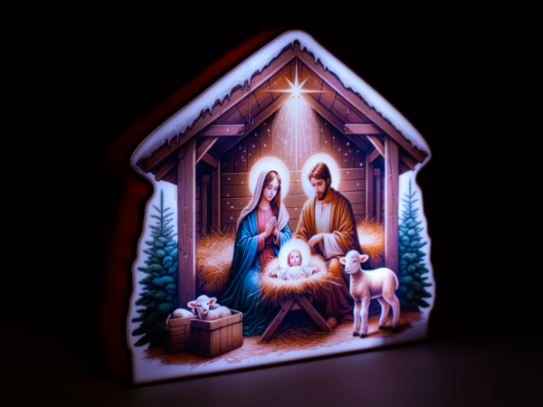 Lampada 3D Presepe - immagine 3