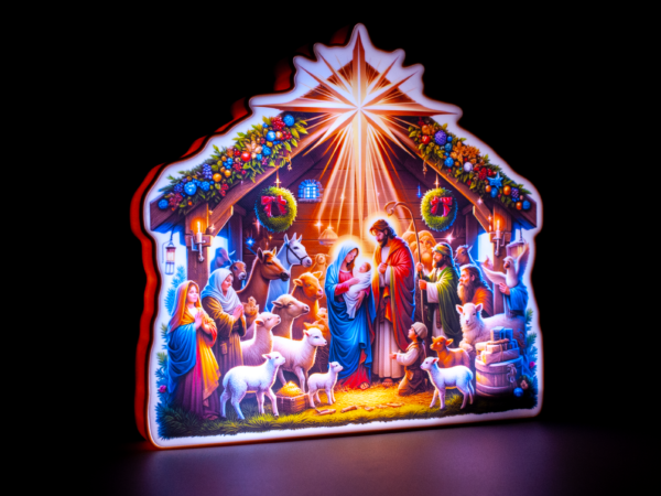 Lampada 3D Presepe - immagine 4