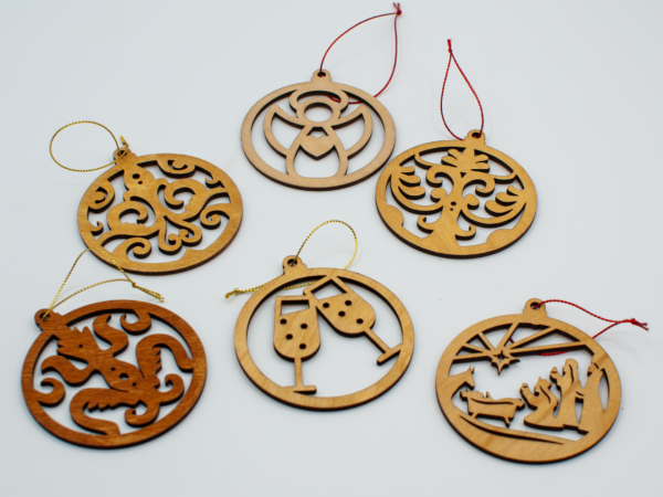 Pallina di Natale - Intagliate Incise - immagine 2