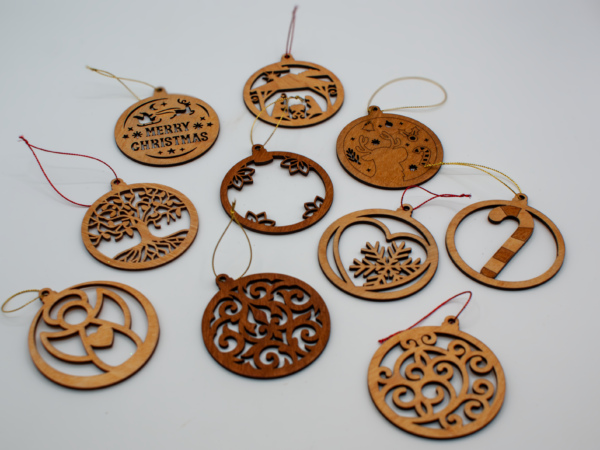 Pallina di Natale - Intagliate Incise - immagine 3