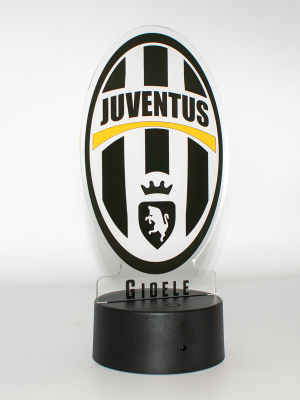 Lampada Plexyglass RGB - Juventus
